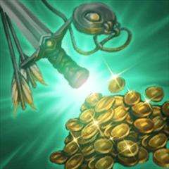 Buy each type of item from merchants. Shut Up and Take My Money!