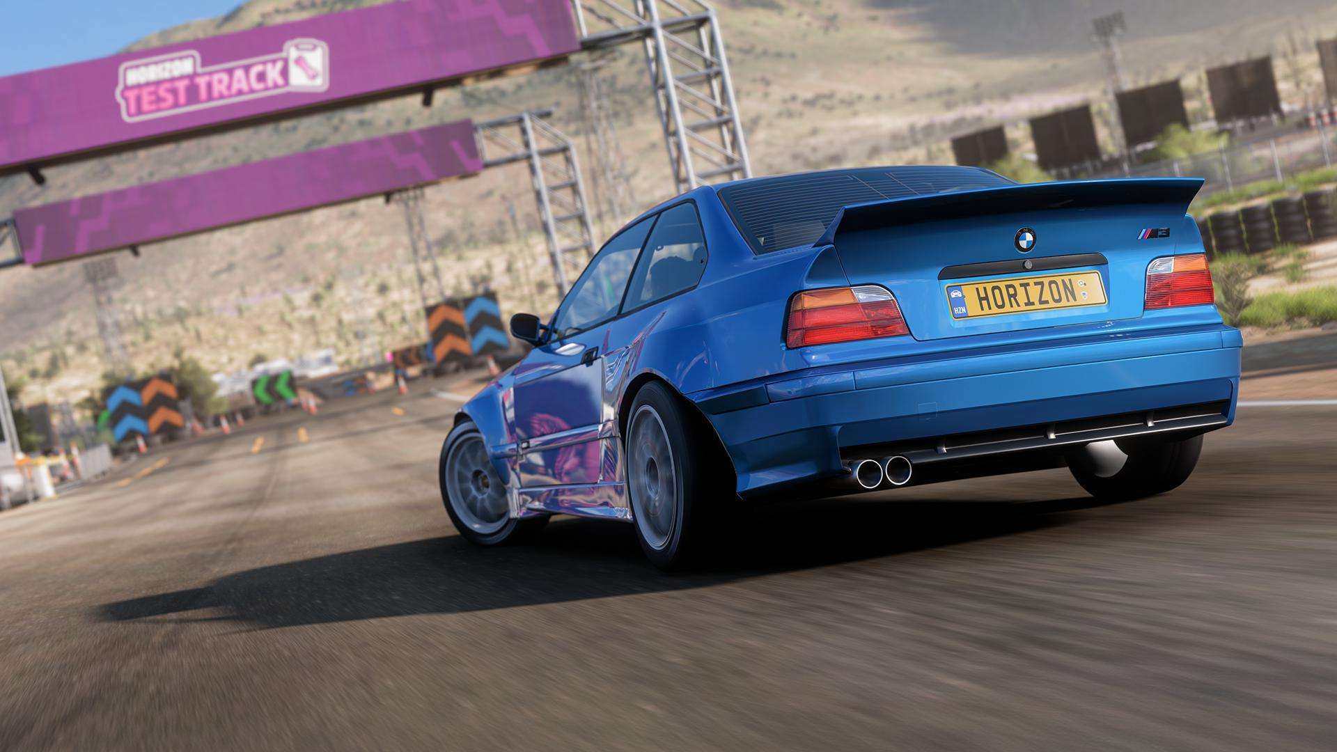 Drove 50 miles (80.5km) at the Horizon Test Track Leaving Tracks